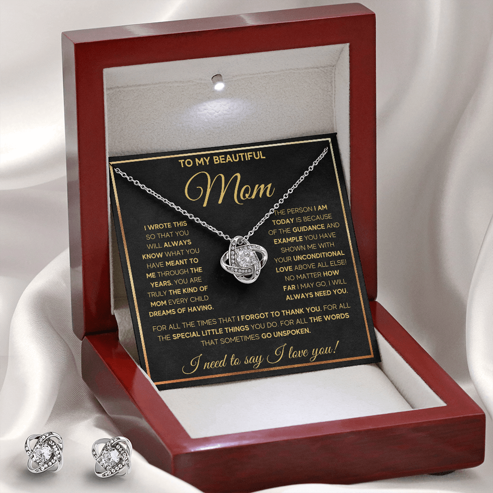 Dreams HeartKnot Box with Earrings - ON CLOUD NINE GIFTS