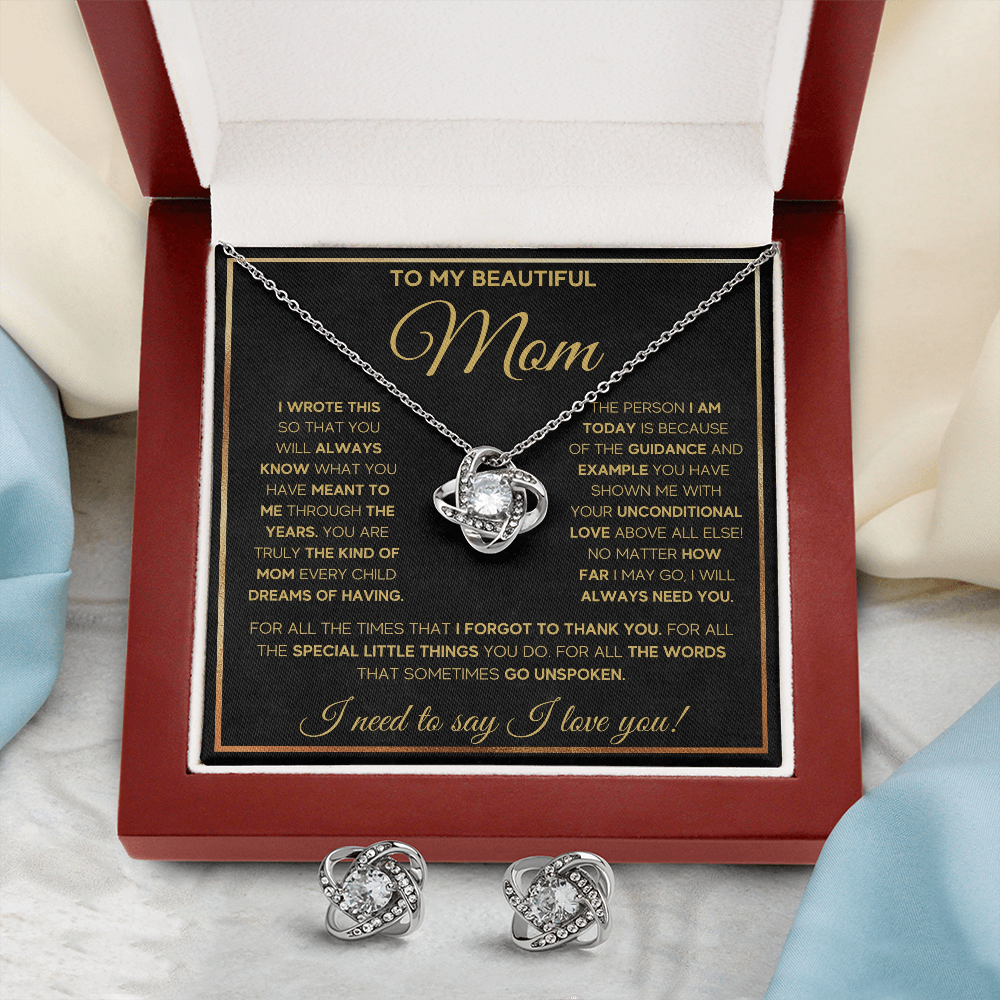 Dreams HeartKnot Box with Earrings - ON CLOUD NINE GIFTS