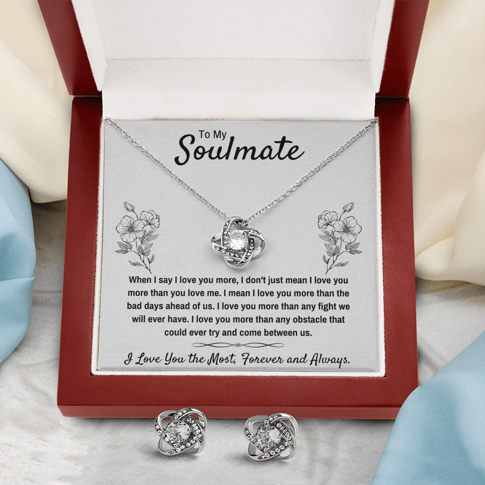 Soulmate Most Love Knot with Earrings - ON CLOUD NINE GIFTS