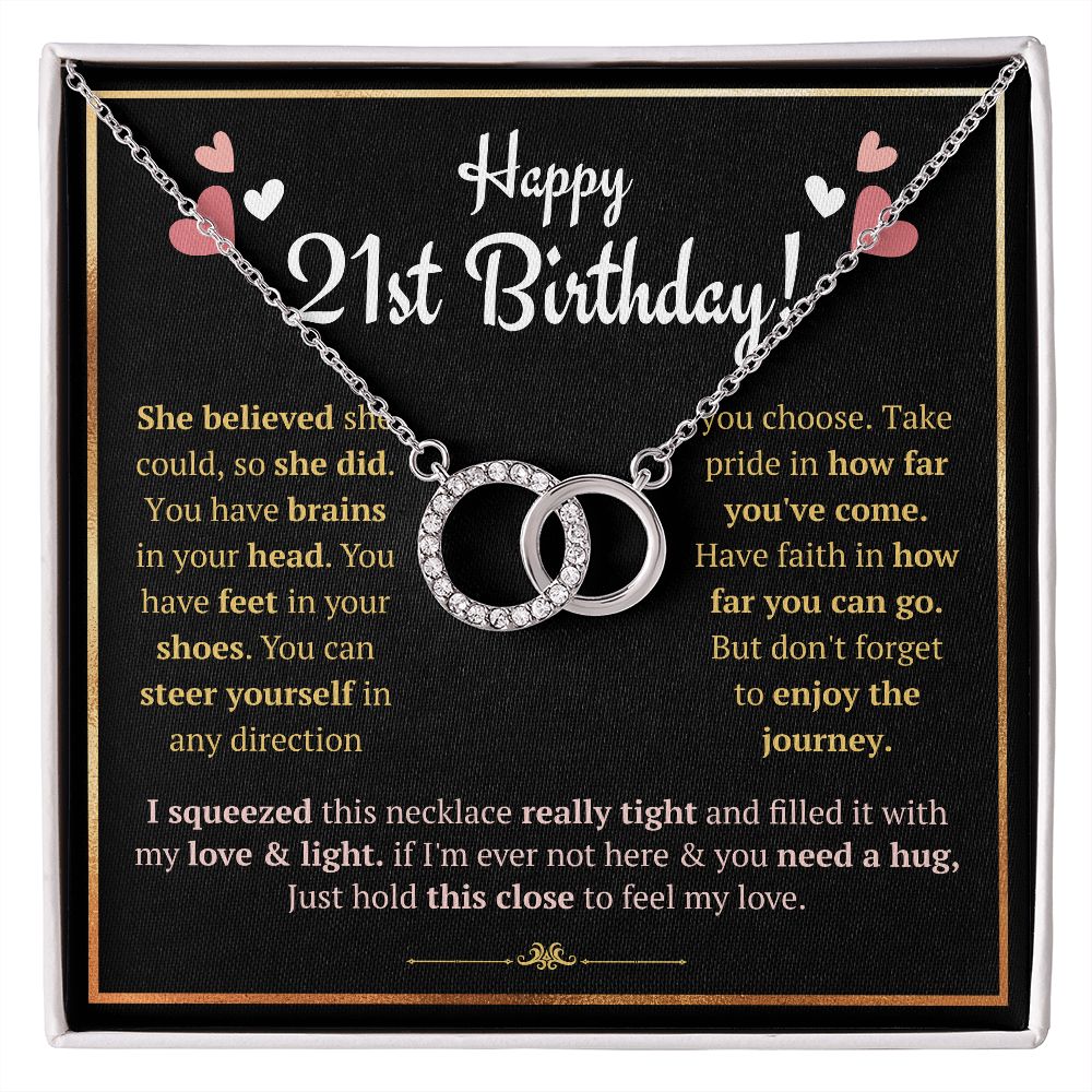 turning 21,21st birthday gifts for her, for daughter, 21 birthday, 21 year old best birthday gifts, 21st birthday jewelry,necklace, present - ON CLOUD NINE GIFTS