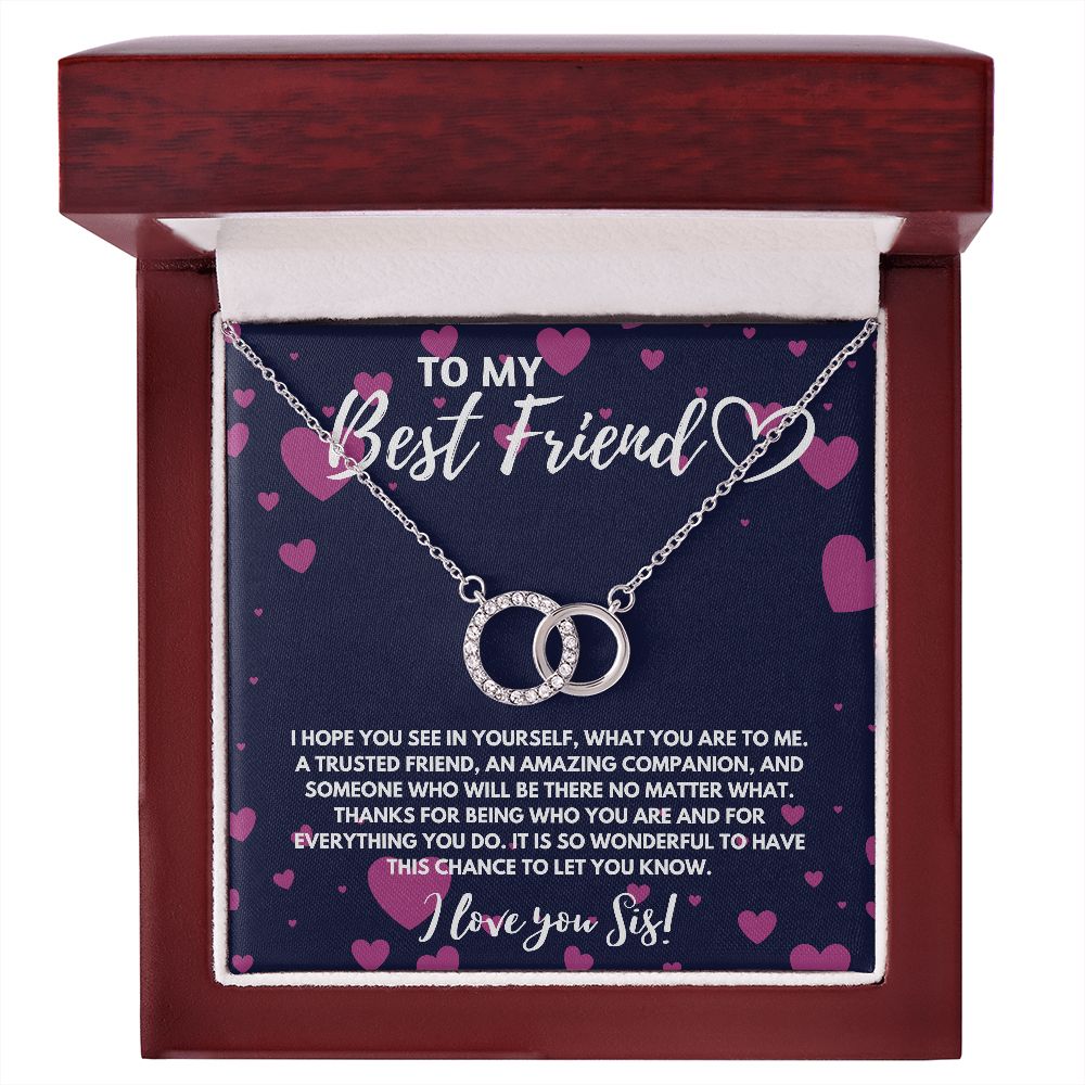 friendship gift, Best friend gifts, necklace set, BFF Necklace, best friend birthday gift, personalized gift, inexpensive gift, necklace - ON CLOUD NINE GIFTS