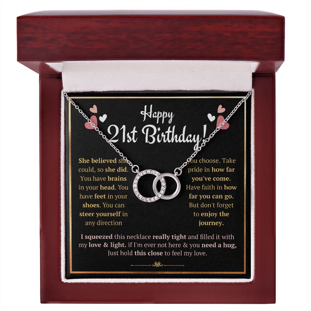 turning 21,21st birthday gifts for her, for daughter, 21 birthday, 21 year old best birthday gifts, 21st birthday jewelry,necklace, present - ON CLOUD NINE GIFTS