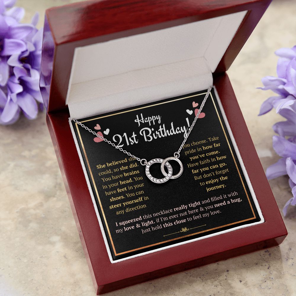 turning 21,21st birthday gifts for her, for daughter, 21 birthday, 21 year old best birthday gifts, 21st birthday jewelry,necklace, present - ON CLOUD NINE GIFTS