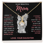 mom necklace birthday gifts for mom mama necklaces for women mother and daughter gifts mom christmas gifts from daughter - ON CLOUD NINE GIFTS