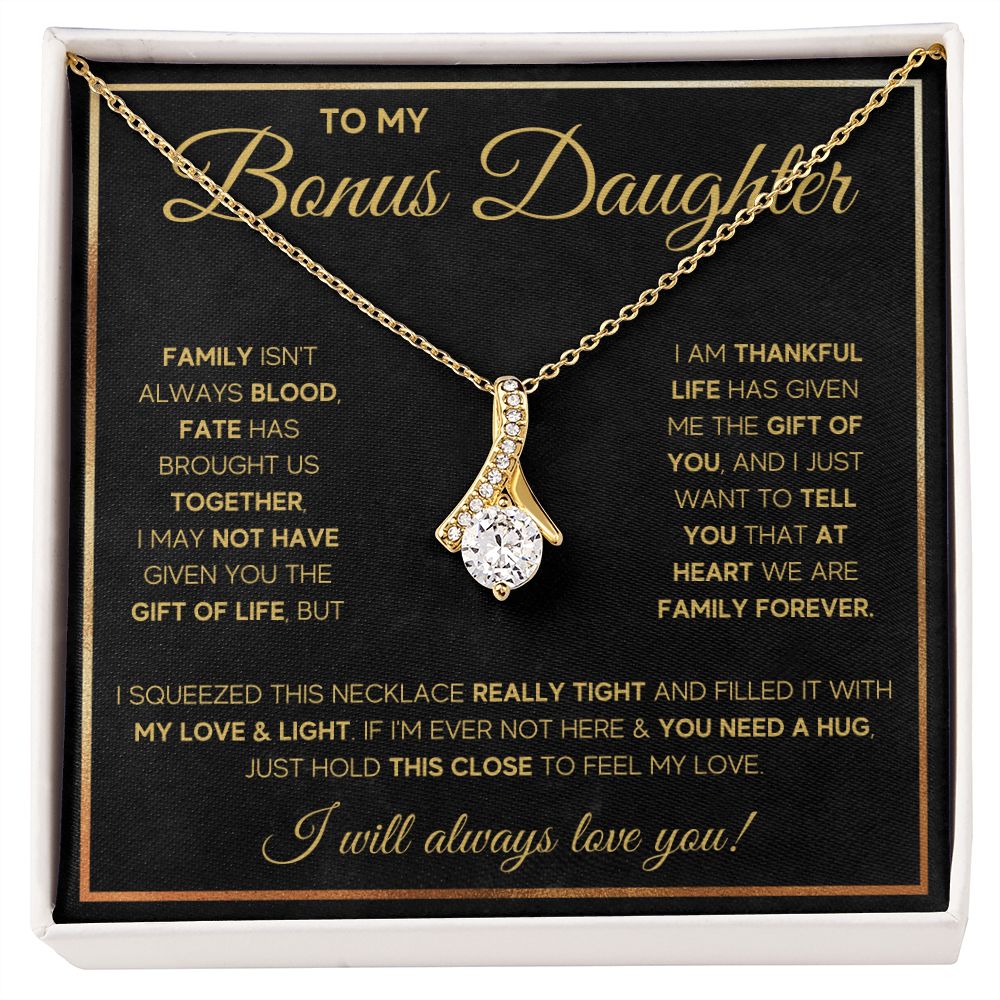 like a daughter to me Stepdaughter jewelry Adopted Daughter Gifts Goddaughter Wedding Present - ON CLOUD NINE GIFTS