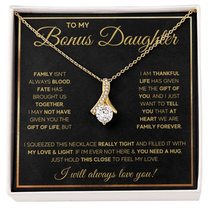 like a daughter to me Stepdaughter jewelry Adopted Daughter Gifts Goddaughter Wedding Present - ON CLOUD NINE GIFTS