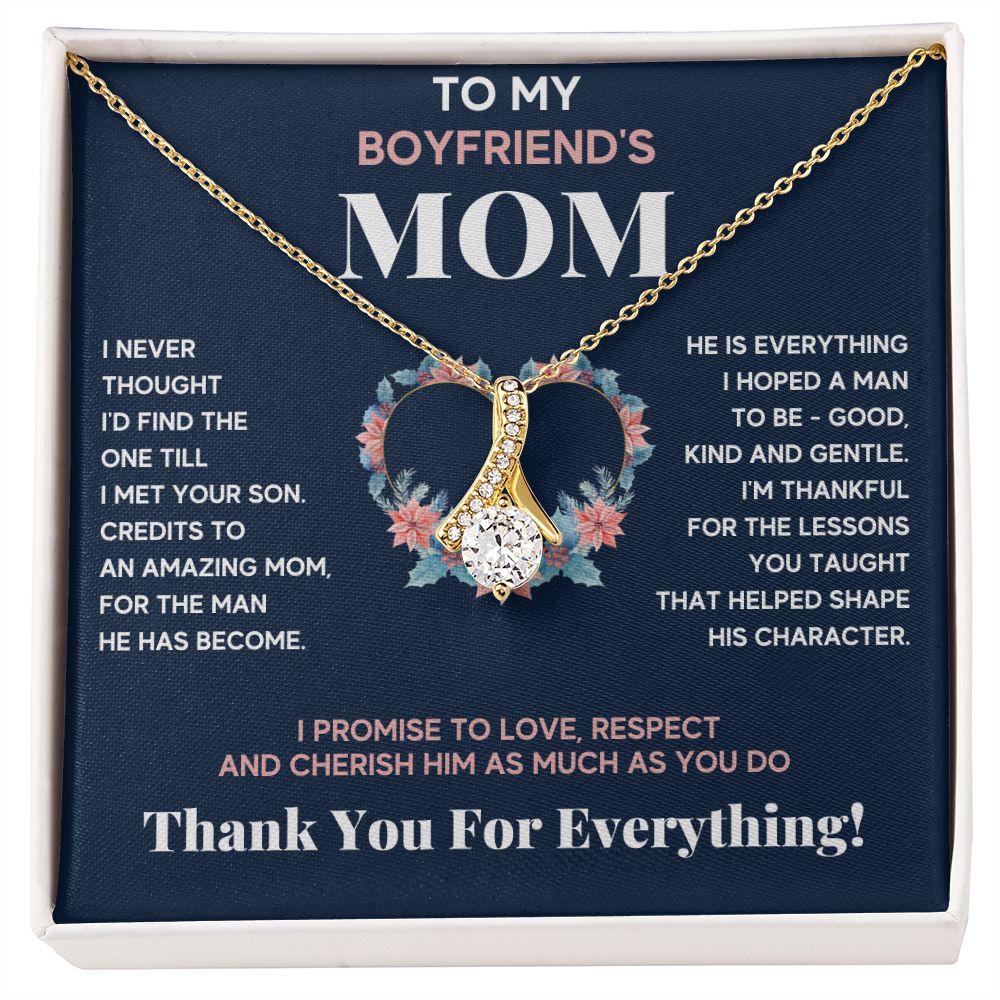 To My Future Mother In Law Gifts From Girlfriend Christmas Gifts For Boyfriends Mom Necklace - ON CLOUD NINE GIFTS