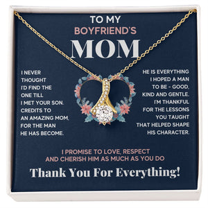 To My Future Mother In Law Gifts From Girlfriend Christmas Gifts For Boyfriends Mom Necklace - ON CLOUD NINE GIFTS