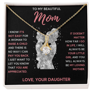 mom necklace birthday gifts for mom mama necklaces for women mother and daughter gifts mom christmas gifts from daughter - ON CLOUD NINE GIFTS