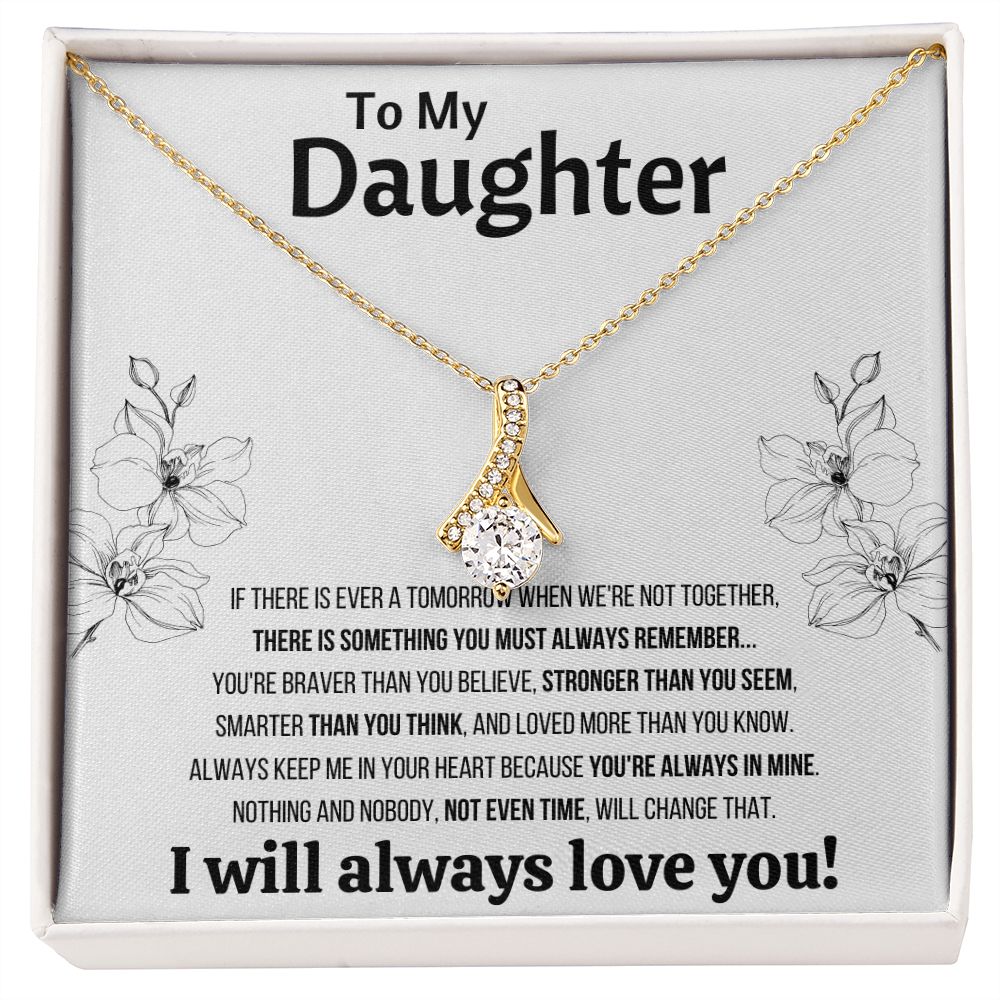 Mother Daughter Necklace Birthday Gifts To My Badass Daughter gifts for daughter Jewelry From Dad Mom Gifts teen girls gift ideas - ON CLOUD NINE GIFTS