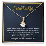 promise necklace for her fiance gifts for her necklaces for couples love necklace soulmate jewelry future wife necklace womens jewelry - ON CLOUD NINE GIFTS