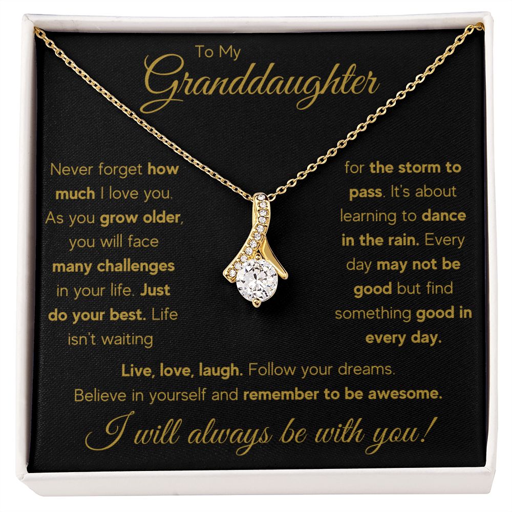 granddaughter gifts from grandma granddaughter gifts badass granddaughter gifts for granddaughter to my beautiful granddaughter necklace - ON CLOUD NINE GIFTS