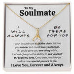 couples necklace to my wife birthday love gifts gift for girlfriend to my soulmate necklace for women gift ideas womens jewelry - ON CLOUD NINE GIFTS