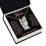 mom necklace birthday gifts for mom mama necklaces for women mother and daughter gifts mom christmas gifts from daughter - ON CLOUD NINE GIFTS