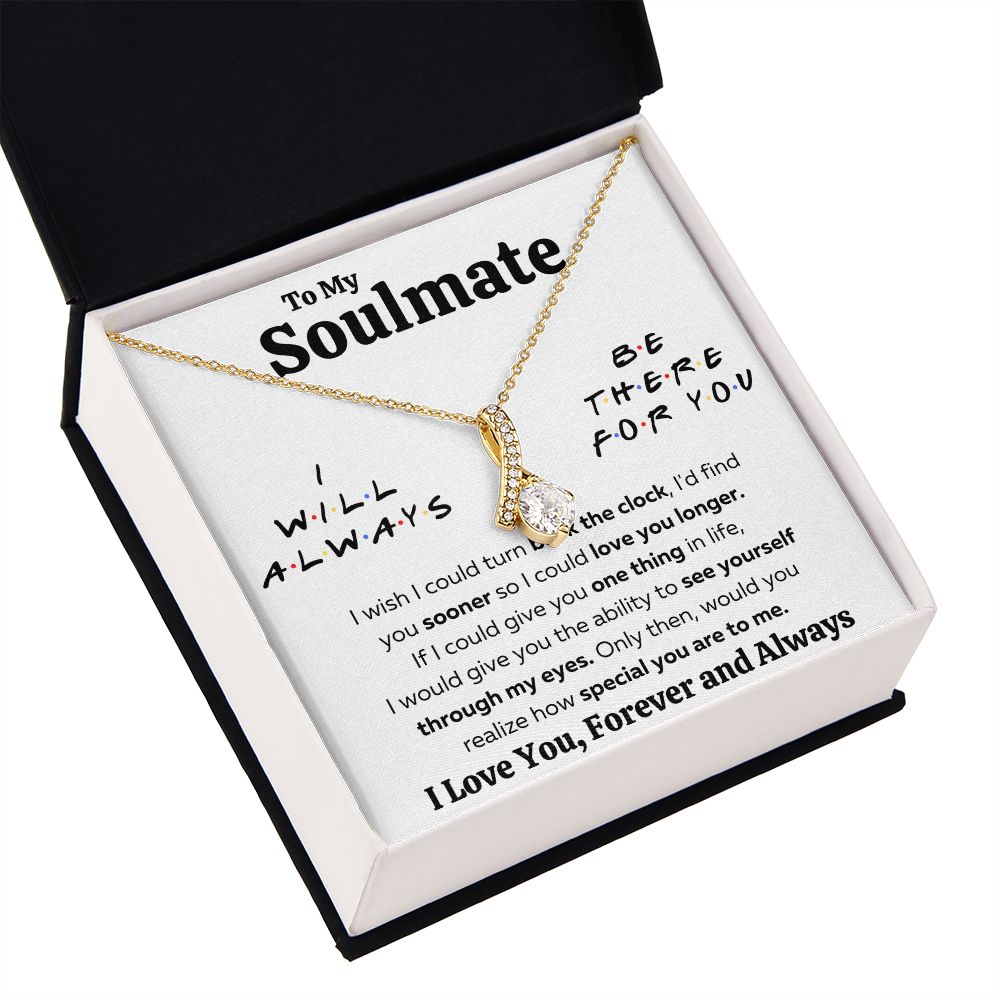 couples necklace to my wife birthday love gifts gift for girlfriend to my soulmate necklace for women gift ideas womens jewelry - ON CLOUD NINE GIFTS