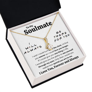 couples necklace to my wife birthday love gifts gift for girlfriend to my soulmate necklace for women gift ideas womens jewelry - ON CLOUD NINE GIFTS