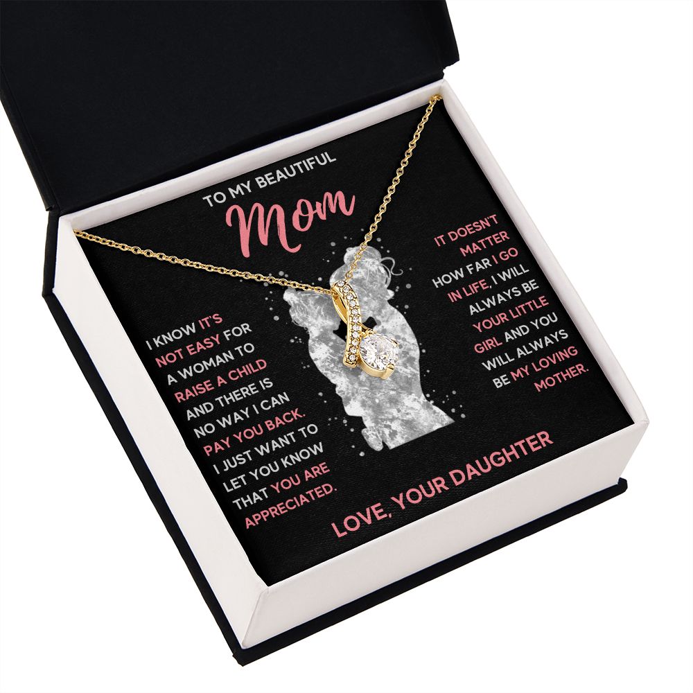 mom necklace birthday gifts for mom mama necklaces for women mother and daughter gifts mom christmas gifts from daughter - ON CLOUD NINE GIFTS