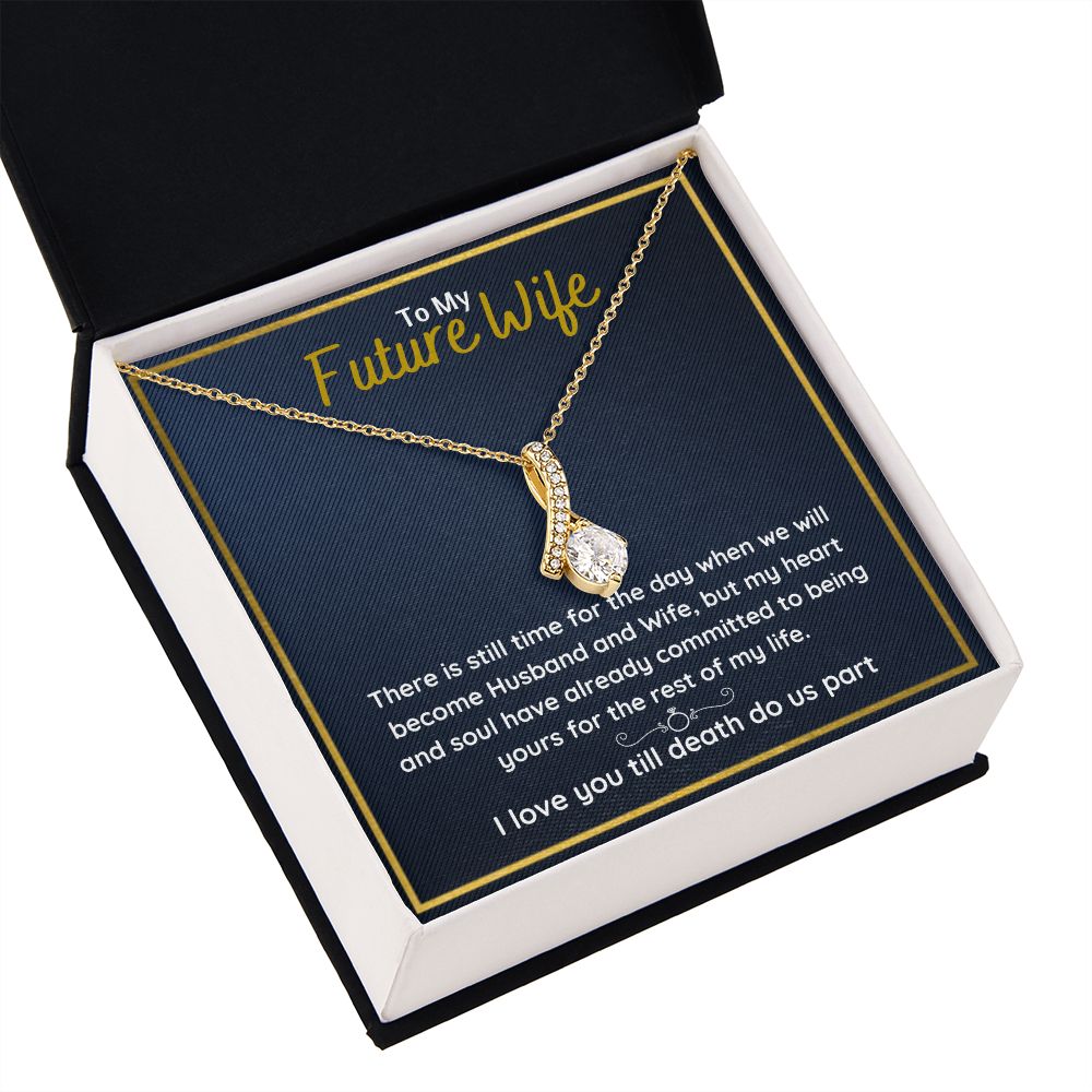 promise necklace for her fiance gifts for her necklaces for couples love necklace soulmate jewelry future wife necklace womens jewelry - ON CLOUD NINE GIFTS