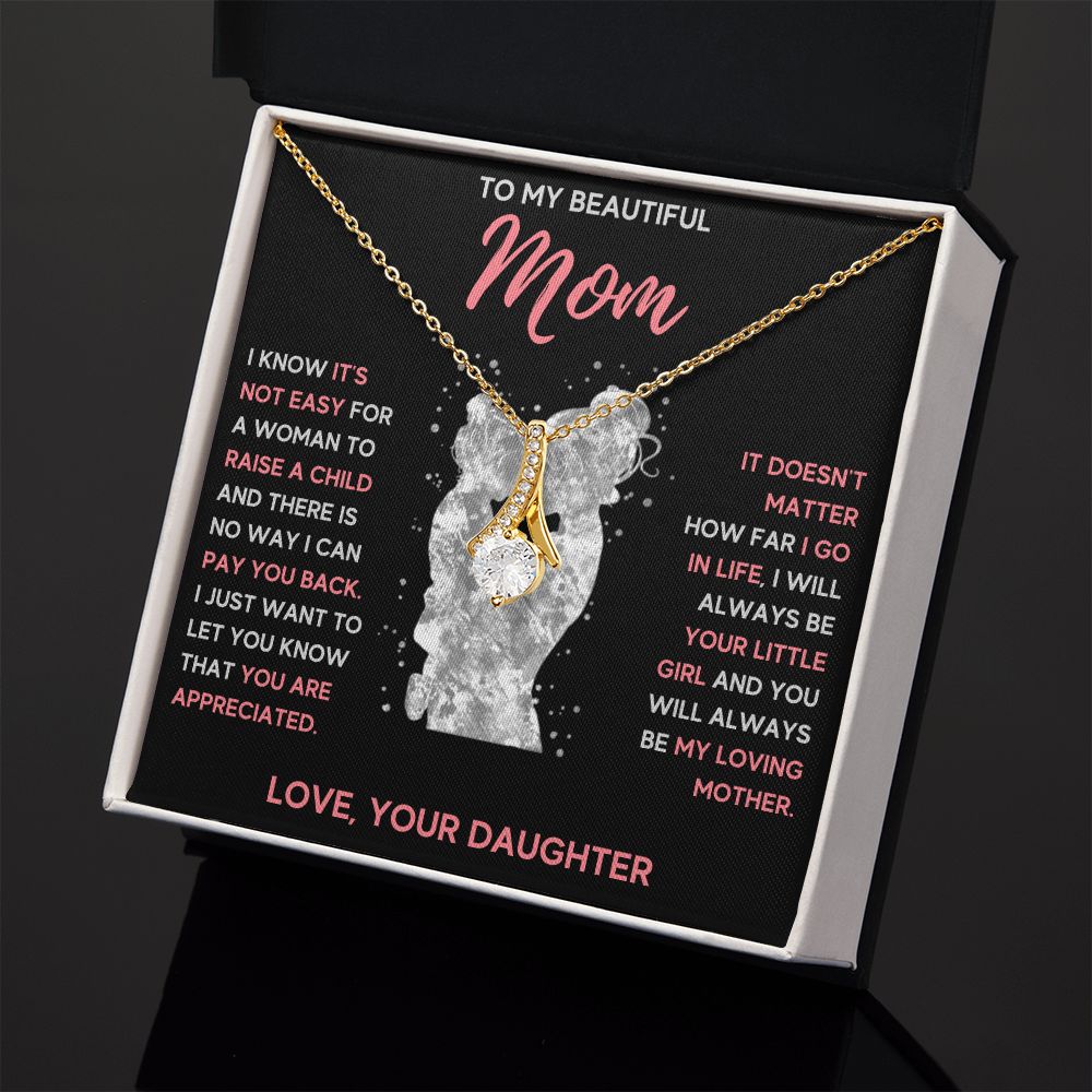 mom necklace birthday gifts for mom mama necklaces for women mother and daughter gifts mom christmas gifts from daughter - ON CLOUD NINE GIFTS