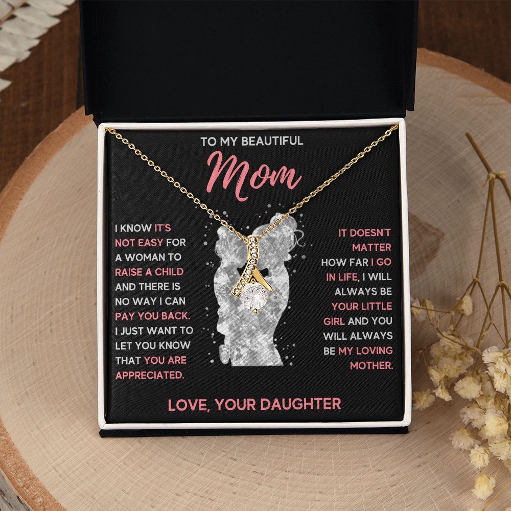 mom necklace birthday gifts for mom mama necklaces for women mother and daughter gifts mom christmas gifts from daughter - ON CLOUD NINE GIFTS