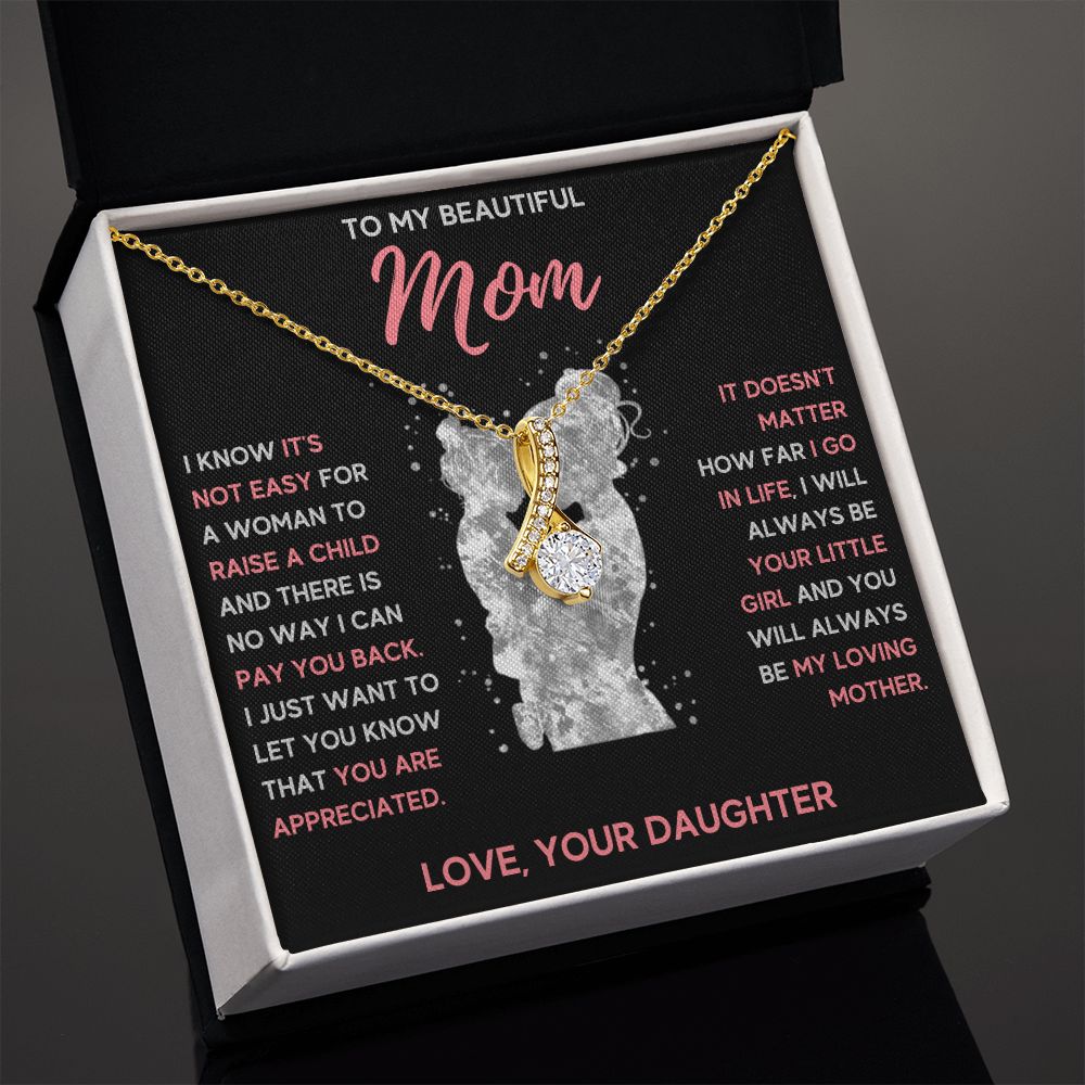 mom necklace birthday gifts for mom mama necklaces for women mother and daughter gifts mom christmas gifts from daughter - ON CLOUD NINE GIFTS