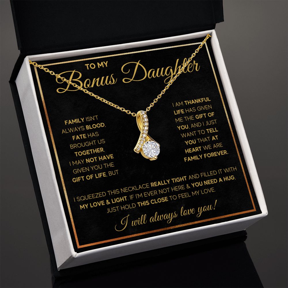 like a daughter to me Stepdaughter jewelry Adopted Daughter Gifts Goddaughter Wedding Present - ON CLOUD NINE GIFTS