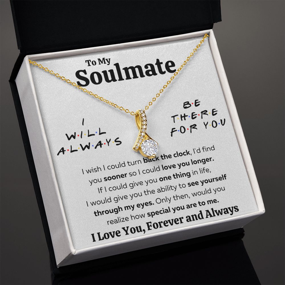 couples necklace to my wife birthday love gifts gift for girlfriend to my soulmate necklace for women gift ideas womens jewelry - ON CLOUD NINE GIFTS