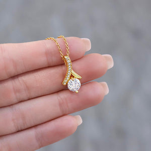 promise necklace for her fiance gifts for her necklaces for couples love necklace soulmate jewelry future wife necklace womens jewelry - ON CLOUD NINE GIFTS