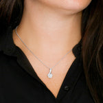 to my daughter in law necklace daughter in law gifts for wedding day gifts for daughter in law from mother in law necklace present - ON CLOUD NINE GIFTS