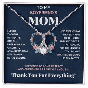 To My Future Mother In Law Gifts From Girlfriend Christmas Gifts For Boyfriends Mom Necklace - ON CLOUD NINE GIFTS