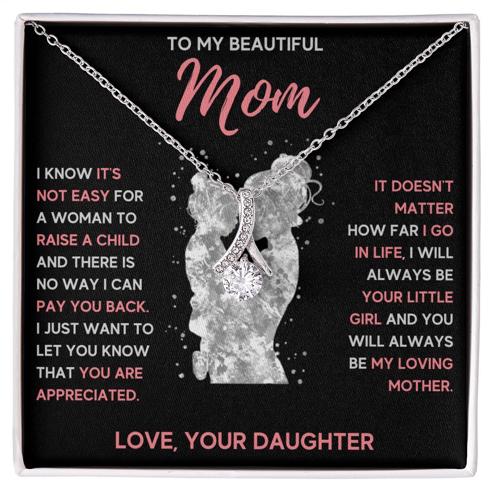mom necklace birthday gifts for mom mama necklaces for women mother and daughter gifts mom christmas gifts from daughter - ON CLOUD NINE GIFTS
