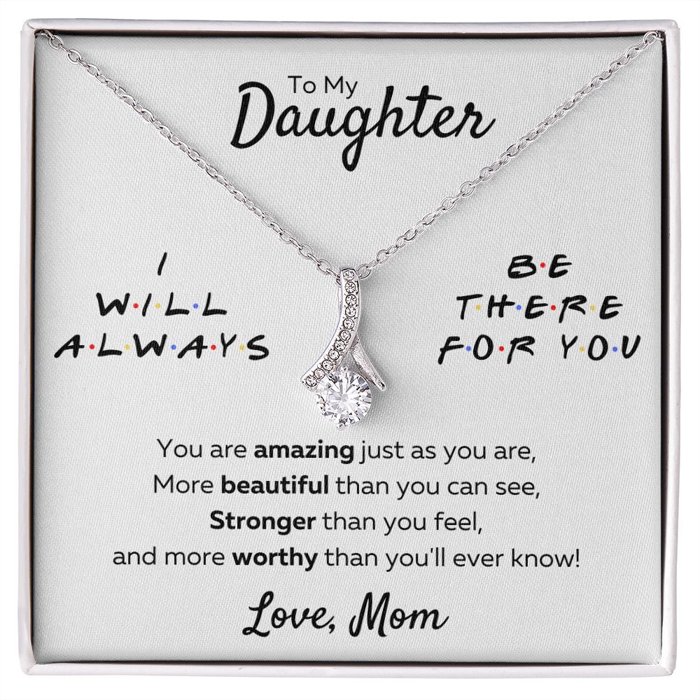 to my beautiful daughter necklace mother and daughter necklaces birthday gifts for daughter adult mother to daughter gifts - ON CLOUD NINE GIFTS