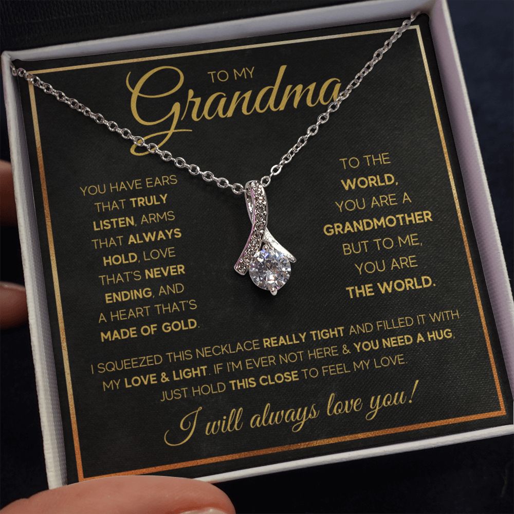 grandma gifts grandmother gift happy birthday grandma best grandma gifts for grandma from granddaughter grandma necklace - ON CLOUD NINE GIFTS