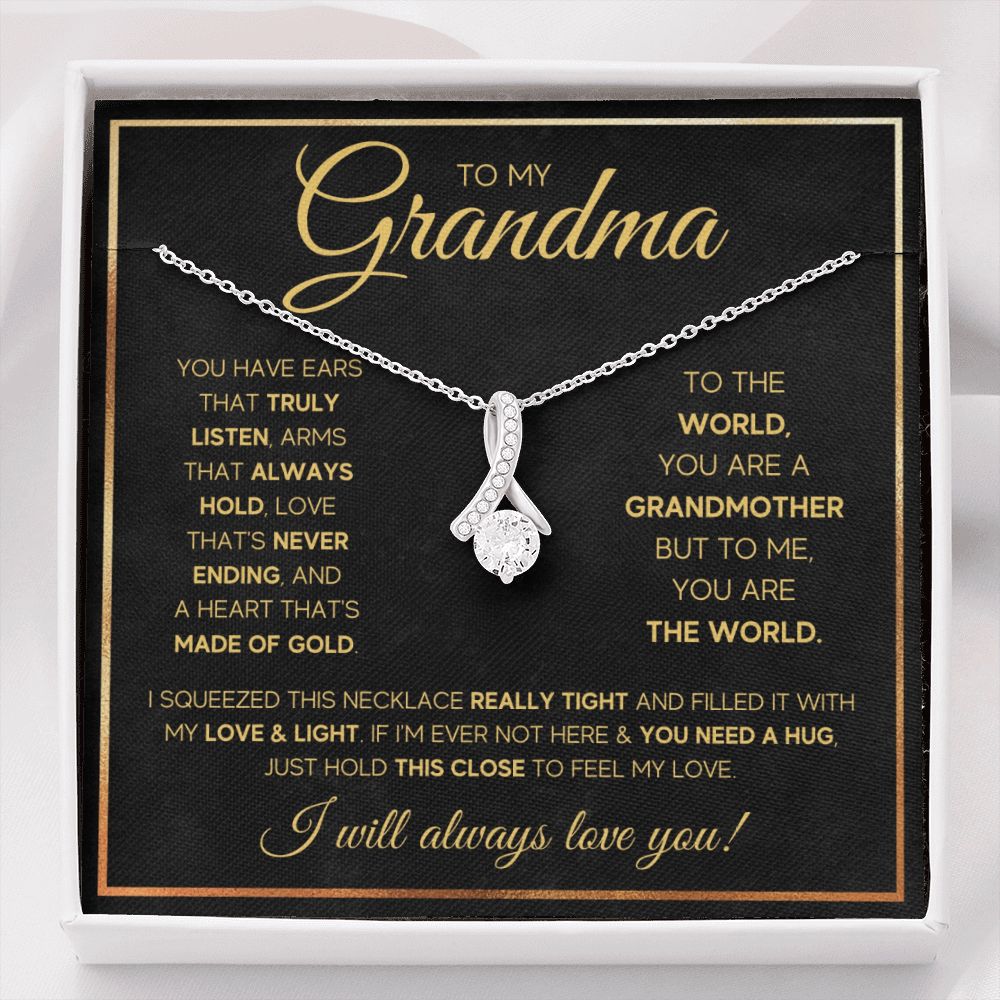 grandma gifts grandmother gift happy birthday grandma best grandma gifts for grandma from granddaughter grandma necklace - ON CLOUD NINE GIFTS