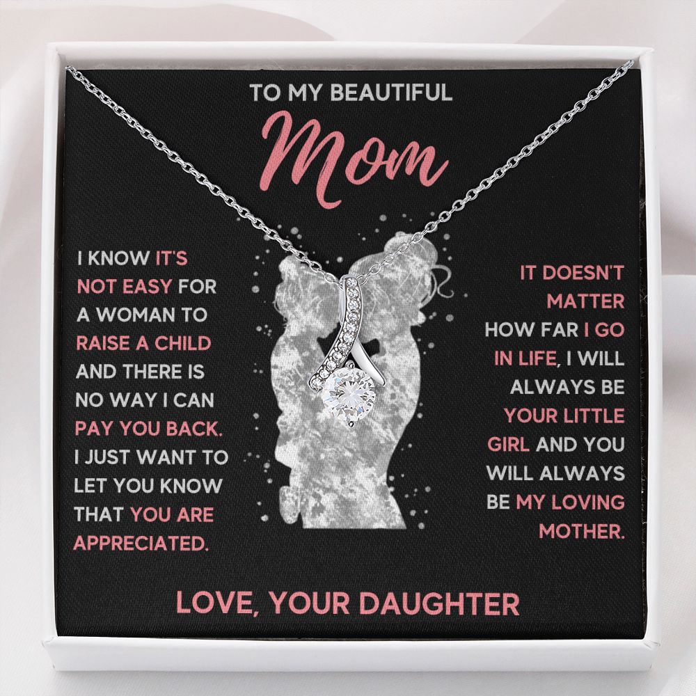 mom necklace birthday gifts for mom mama necklaces for women mother and daughter gifts mom christmas gifts from daughter - ON CLOUD NINE GIFTS