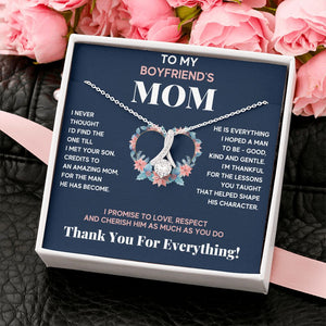 To My Future Mother In Law Gifts From Girlfriend Christmas Gifts For Boyfriends Mom Necklace - ON CLOUD NINE GIFTS
