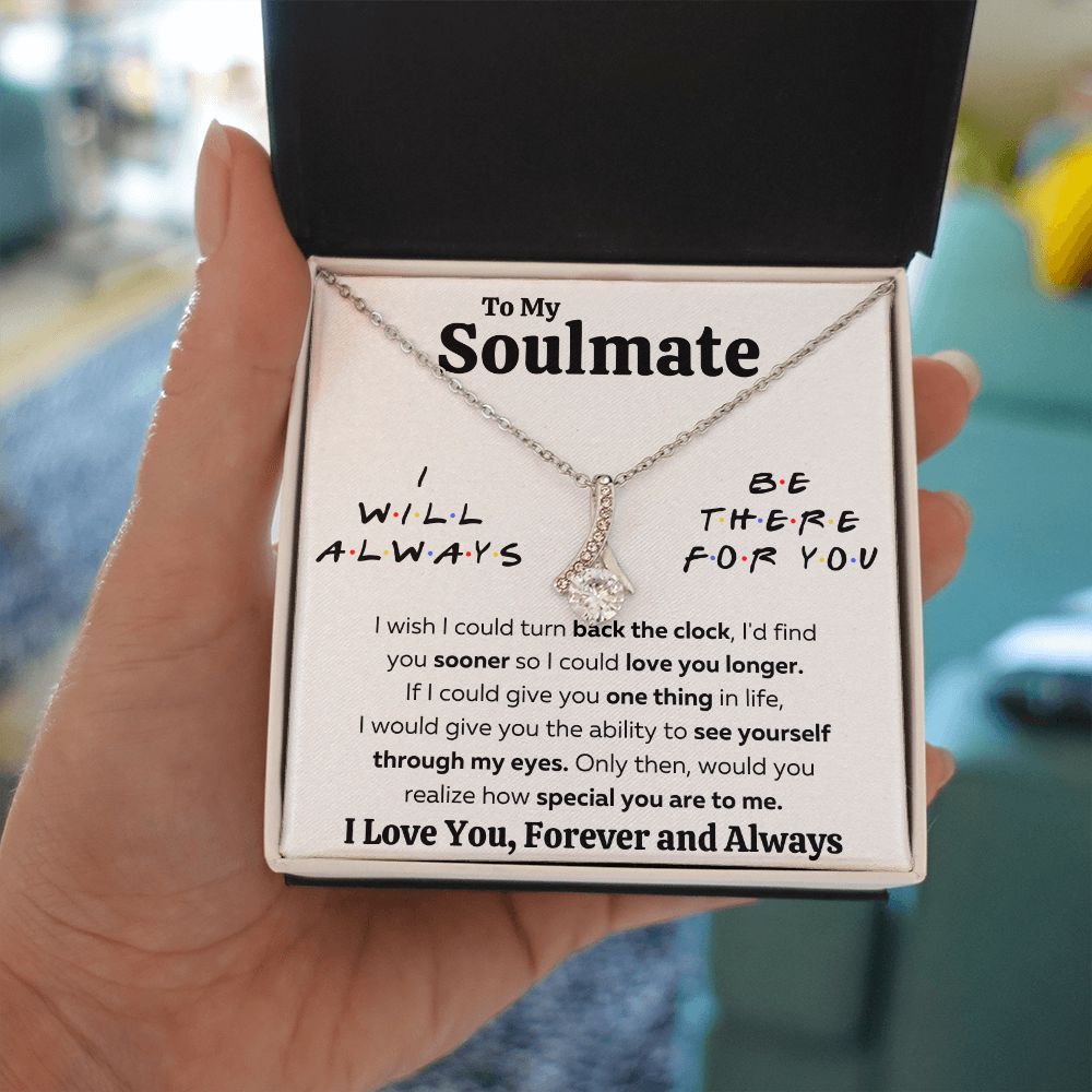 couples necklace to my wife birthday love gifts gift for girlfriend to my soulmate necklace for women gift ideas womens jewelry - ON CLOUD NINE GIFTS