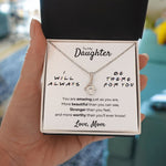 to my beautiful daughter necklace mother and daughter necklaces birthday gifts for daughter adult mother to daughter gifts - ON CLOUD NINE GIFTS