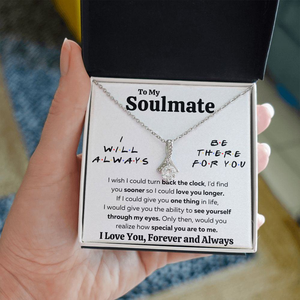 couples necklace to my wife birthday love gifts gift for girlfriend to my soulmate necklace for women gift ideas womens jewelry - ON CLOUD NINE GIFTS