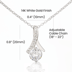 promise necklace for her fiance gifts for her necklaces for couples love necklace soulmate jewelry future wife necklace womens jewelry - ON CLOUD NINE GIFTS