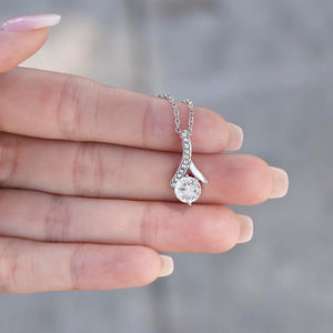 to my daughter in law necklace daughter in law gifts for wedding day gifts for daughter in law from mother in law necklace present - ON CLOUD NINE GIFTS