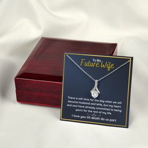 promise necklace for her fiance gifts for her necklaces for couples love necklace soulmate jewelry future wife necklace womens jewelry - ON CLOUD NINE GIFTS