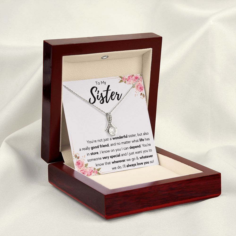 best sister gifts from sister birthday gifts for women christmas gift for sister jewelry sister necklaces sister wedding gift - ON CLOUD NINE GIFTS