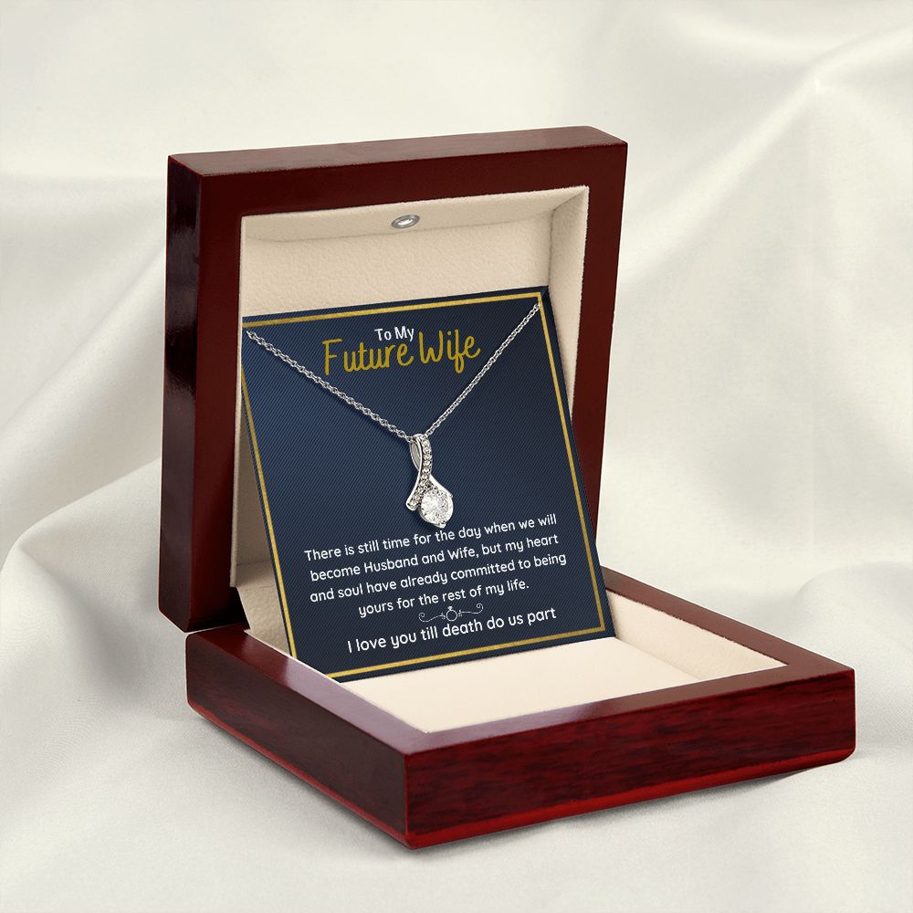 promise necklace for her fiance gifts for her necklaces for couples love necklace soulmate jewelry future wife necklace womens jewelry - ON CLOUD NINE GIFTS