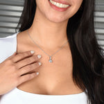 to my daughter in law necklace daughter in law gifts for wedding day gifts for daughter in law from mother in law necklace present - ON CLOUD NINE GIFTS