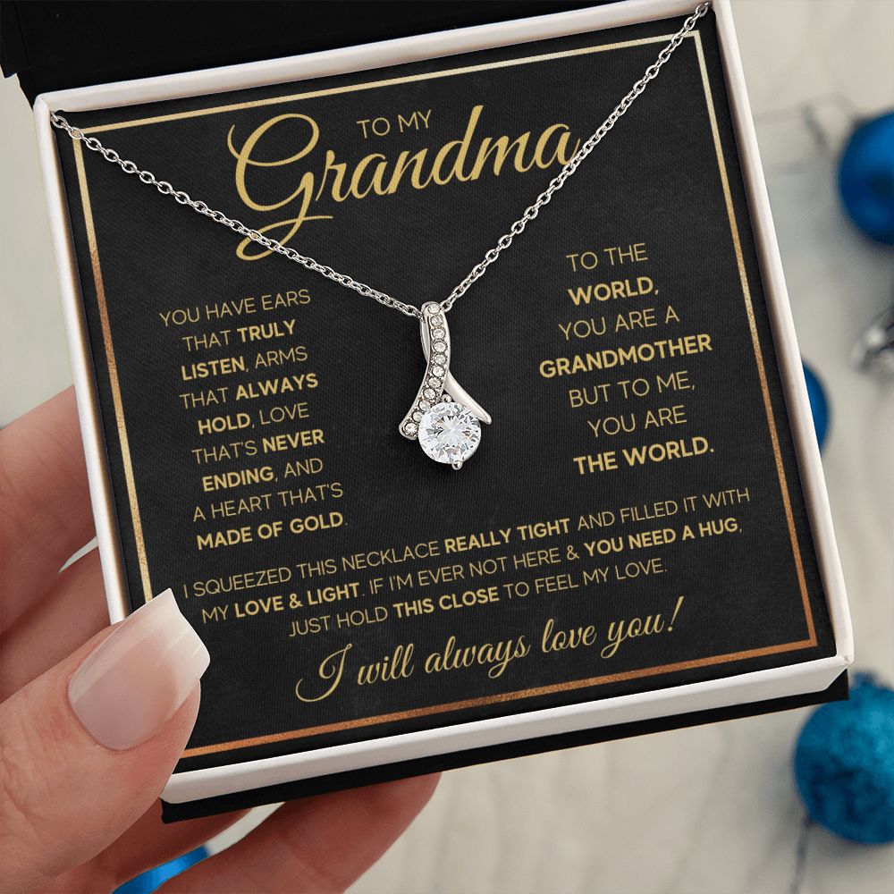 grandma gifts grandmother gift happy birthday grandma best grandma gifts for grandma from granddaughter grandma necklace - ON CLOUD NINE GIFTS
