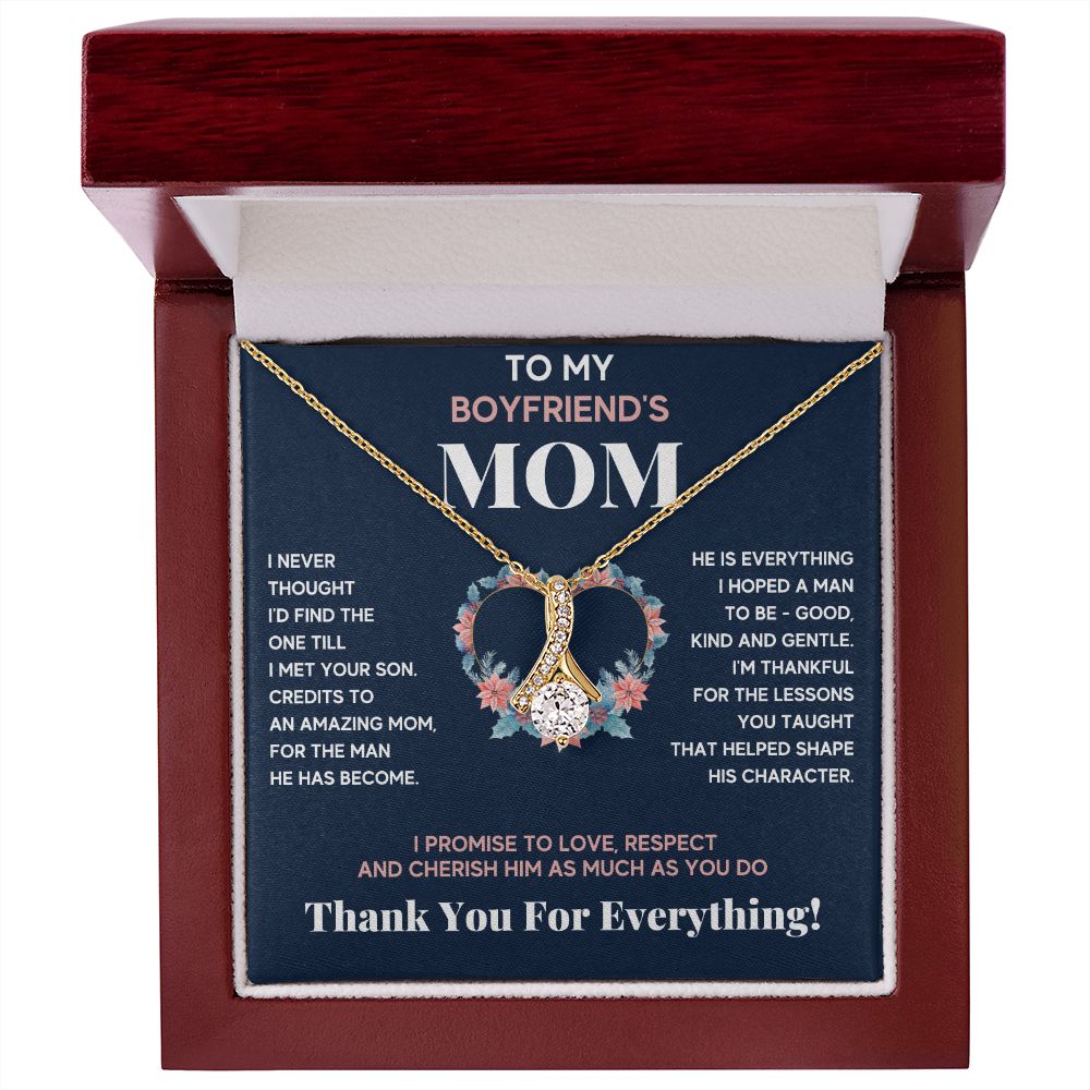 To My Future Mother In Law Gifts From Girlfriend Christmas Gifts For Boyfriends Mom Necklace - ON CLOUD NINE GIFTS