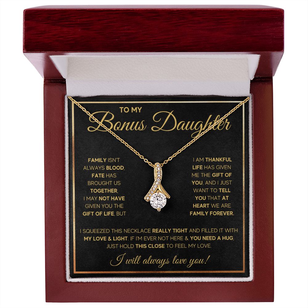 like a daughter to me Stepdaughter jewelry Adopted Daughter Gifts Goddaughter Wedding Present - ON CLOUD NINE GIFTS