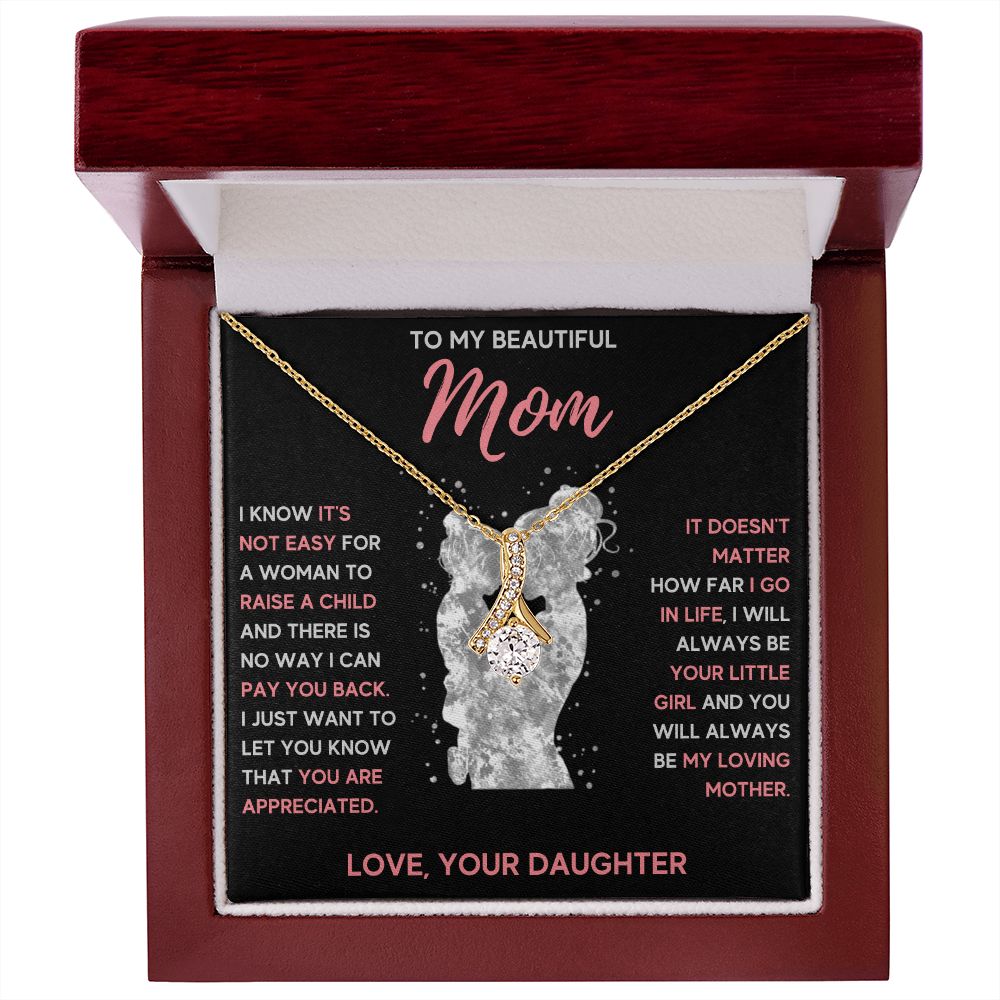 mom necklace birthday gifts for mom mama necklaces for women mother and daughter gifts mom christmas gifts from daughter - ON CLOUD NINE GIFTS