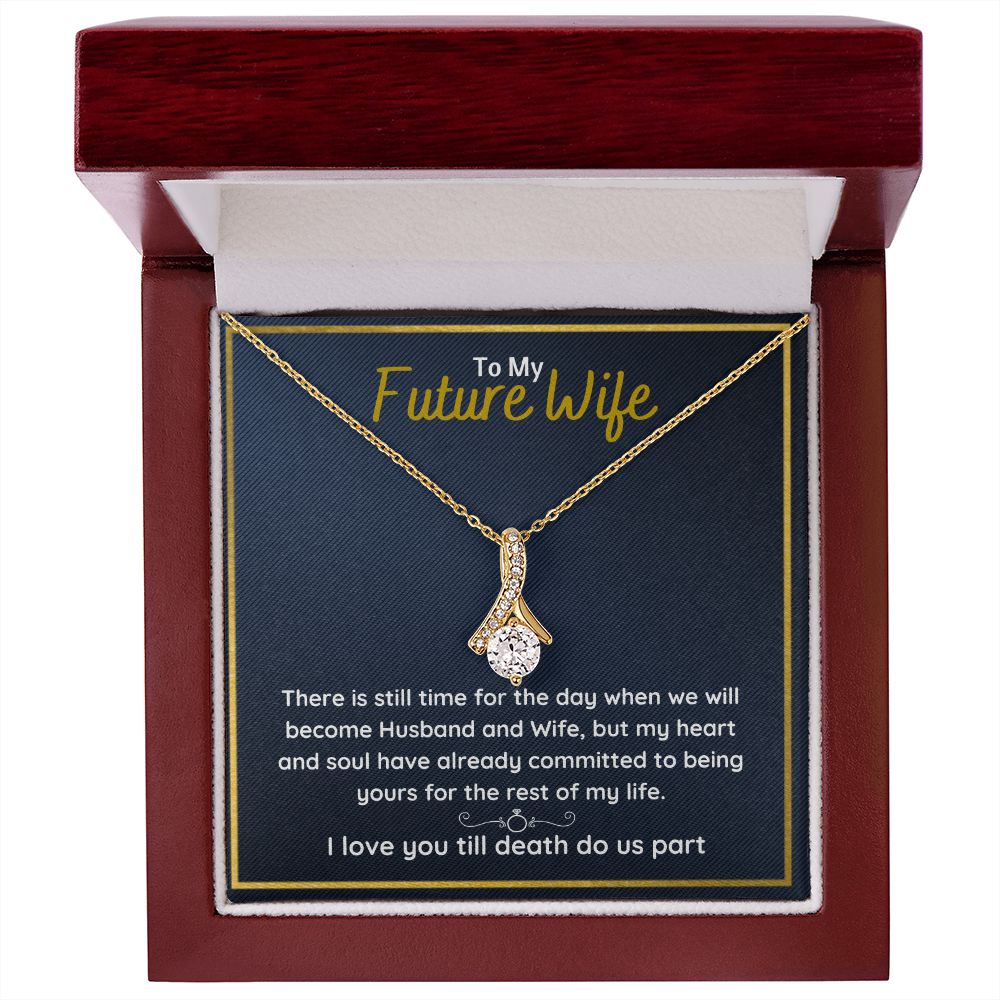 promise necklace for her fiance gifts for her necklaces for couples love necklace soulmate jewelry future wife necklace womens jewelry - ON CLOUD NINE GIFTS
